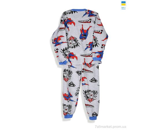 Дитяча піжама Зима 195361 сірий (3 шт. р.сітка128-140) "Kir15" недорого оптом від прямого постачальника, зображення 2 Дитяча піжама Зима 195361 сірий (3 шт. р.сітка128-140) "Kir15" недорого оптом від прямого постачальника, зображення 2