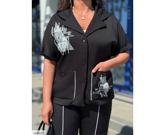 Костюм жіночий двійка сорочка та штани великі розміри р.46-48;50-52;54-56;58-60;62-64 (4кол.) "VLADA" купити недорого від прямого постачальника, зображення 5 Костюм жіночий двійка сорочка та штани великі розміри р.46-48;50-52;54-56;58-60;62-64 (4кол.) "VLADA" купити недорого від прямого постачальника, зображення 5