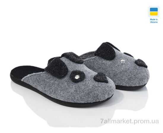 Тапки дитячі домашні Весна/осінь 800-2 т.сірий (6 пар р.30-35) "Inblue" недорого оптом від прямого постачальника Тапки дитячі домашні Весна/осінь 800-2 т.сірий (6 пар р.30-35) "Inblue" недорого оптом від прямого постачальника