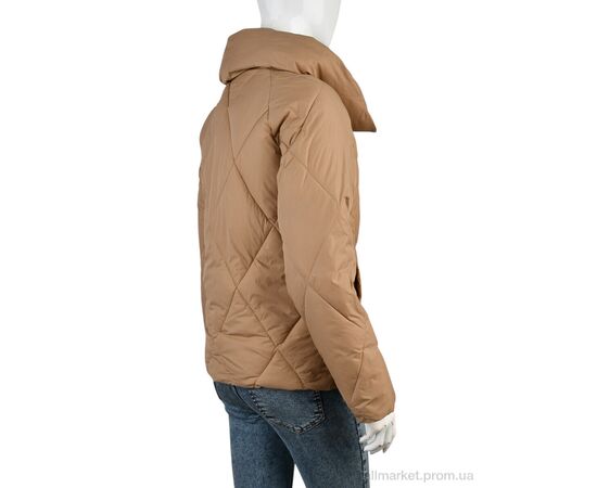 Куртка жіноча Весна/осінь B966 (11951) brown (4 шт. р.сіткаM-2XL) "Obuvok" недорого оптом від прямого постачальника, зображення 2 Куртка жіноча Весна/осінь B966 (11951) brown (4 шт. р.сіткаM-2XL) "Obuvok" недорого оптом від прямого постачальника, зображення 2