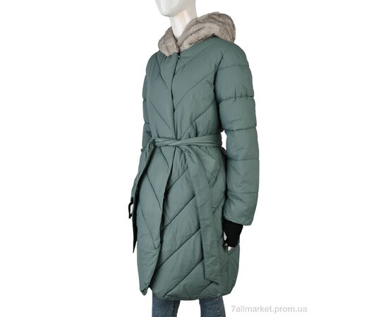 Пальто жіноче Зима MU020 (12064) green (5 шт. р.сіткаM-3XL) "Obuvok" недорого оптом від прямого постачальника Пальто жіноче Зима MU020 (12064) green (5 шт. р.сіткаM-3XL) "Obuvok" недорого оптом від прямого постачальника