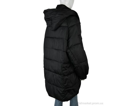 Куртка жіноча Зима 612A (12060) black (4 шт. р.сіткаL-3XL) "Obuvok" недорого оптом від прямого постачальника, зображення 2 Куртка жіноча Зима 612A (12060) black (4 шт. р.сіткаL-3XL) "Obuvok" недорого оптом від прямого постачальника, зображення 2