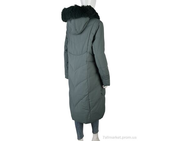 Пальто жіноче Зима 8803 (12048) green (5 шт. р.сіткаL-3XL) "Obuvok" недорого оптом від прямого постачальника, зображення 2 Пальто жіноче Зима 8803 (12048) green (5 шт. р.сіткаL-3XL) "Obuvok" недорого оптом від прямого постачальника, зображення 2
