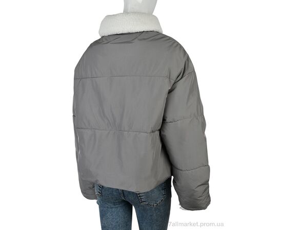 Куртка жіноча Зима 1105 (12058) grey (3 шт. р.сіткаM-XL) "Obuvok" недорого оптом від прямого постачальника, зображення 2 Куртка жіноча Зима 1105 (12058) grey (3 шт. р.сіткаM-XL) "Obuvok" недорого оптом від прямого постачальника, зображення 2
