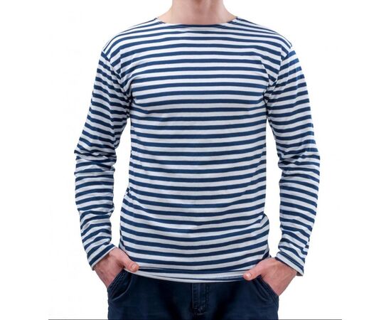 Тільняшка чоловіча 52 blue р.52-62 "VICTORY" недорого оптом від прямого постачальника Тільняшка чоловіча 52 blue р.52-62 "VICTORY" недорого оптом від прямого постачальника