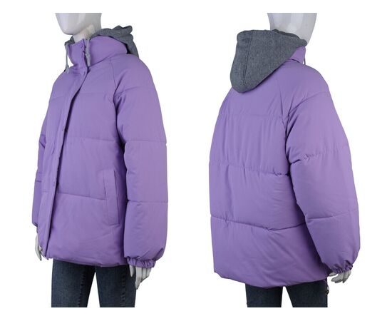 Куртка жіноча демісезонна 167 (12037) violet р.M-2XL "Obuv OK2" недорого оптом від прямого постачальника, зображення 3 Куртка жіноча демісезонна 167 (12037) violet р.M-2XL "Obuv OK2" недорого оптом від прямого постачальника, зображення 3