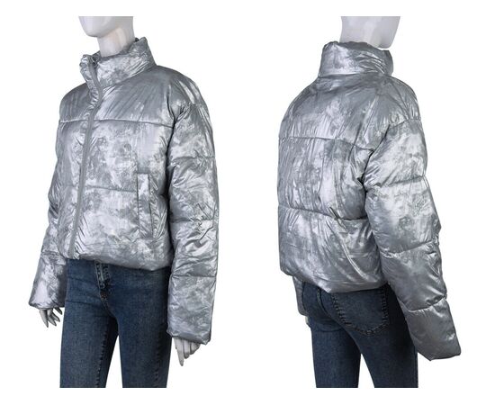 Куртка женская демисезонная 17569 (12033) grey р.42-48 "Obuv OK2" недорого оптом от прямого поставщика, изображение 3 Фотография Куртка женская демисезонная 17569 (12033) grey р.42-48 "Obuv OK2" недорого оптом от прямого поставщика, изображение 3