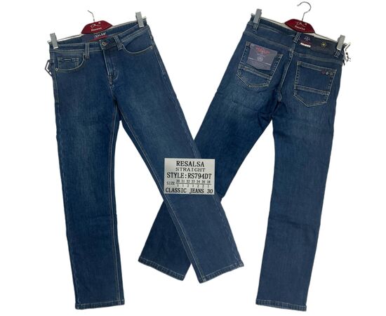 Джинсы мужские RS794DT blue р.30-38 "God Baron" недорого оптом от прямого поставщика Фотография Джинсы мужские RS794DT blue р.30-38 "God Baron" недорого оптом от прямого поставщика