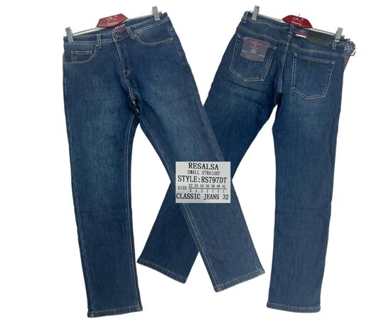 Джинсы мужские RS797DT blue р.32-42 "God Baron" недорого оптом от прямого поставщика Фотография Джинсы мужские RS797DT blue р.32-42 "God Baron" недорого оптом от прямого поставщика