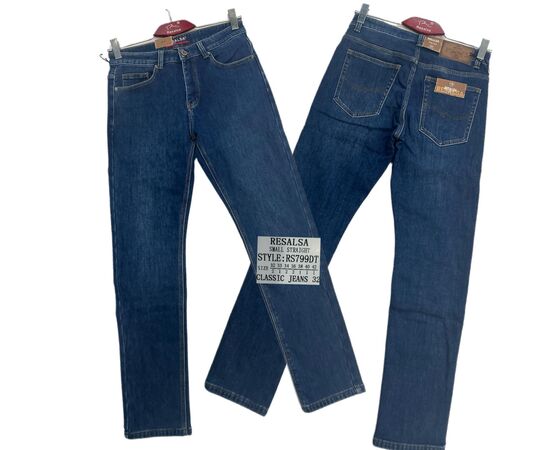 Джинсы мужские RS799DT blue р.32-42 "God Baron" недорого оптом от прямого поставщика Фотография Джинсы мужские RS799DT blue р.32-42 "God Baron" недорого оптом от прямого поставщика