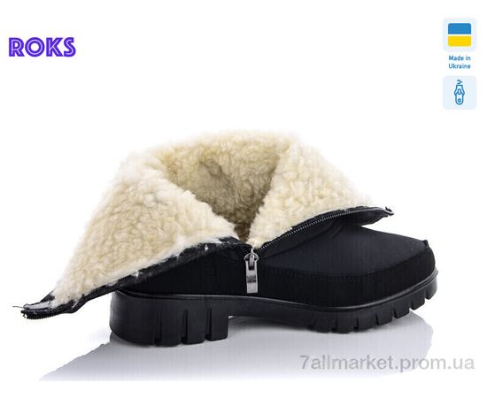 Дутики жіночі утеплені Зима Progress 3403 (6 пар р.37-41) "Roks" недорого оптом від прямого постачальника, зображення 2