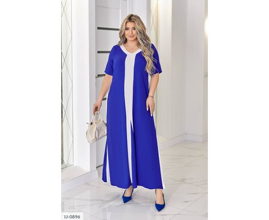 Фотография Женское платье БАТАЛ р.66-68;70-72 (5цв) "LETTI" купить недорого от прямого поставщика, изображение 3