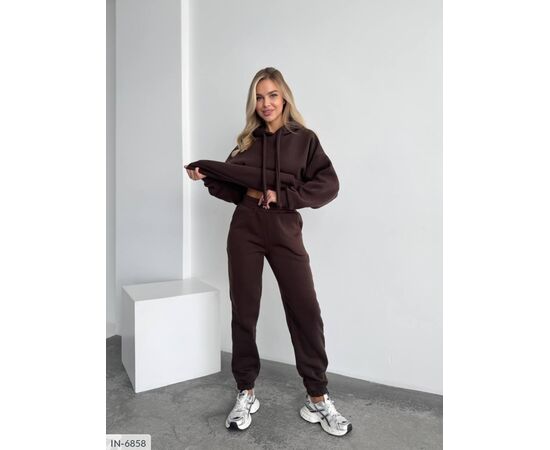 Жіночий спортивний костюм на флісі великого розміру. р.50-52;54-56 (9кол.) "ANNABELLE" купити недорого від прямого постачальника, зображення 15 Жіночий спортивний костюм на флісі великого розміру. р.50-52;54-56 (9кол.) "ANNABELLE" купити недорого від прямого постачальника, зображення 15