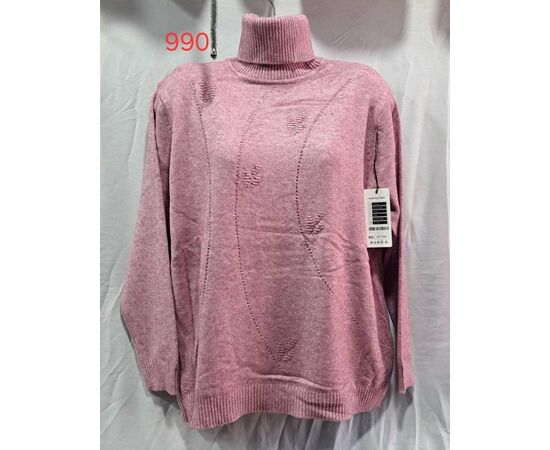 Светр жіночий 990 mix р.50-56 "PALMIRA" недорого оптом від прямого постачальника, зображення 2 Светр жіночий 990 mix р.50-56 "PALMIRA" недорого оптом від прямого постачальника, зображення 2