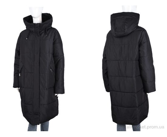 Пальто женское Зима 8808 black (09077) (5 шт. р.сетка 52-60) "Obuvok" недорого оптом от прямого поставщика, изображение 3 Фотография Пальто женское Зима 8808 black (09077) (5 шт. р.сетка 52-60) "Obuvok" недорого оптом от прямого поставщика, изображение 3