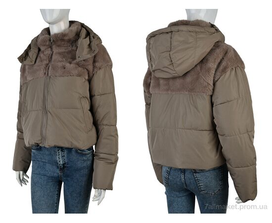 Куртка женская Зима 19339 (12051) d.beige (4 шт. р.сетка 42-48) "Obuvok" недорого оптом от прямого поставщика, изображение 3 Фотография Куртка женская Зима 19339 (12051) d.beige (4 шт. р.сетка 42-48) "Obuvok" недорого оптом от прямого поставщика, изображение 3