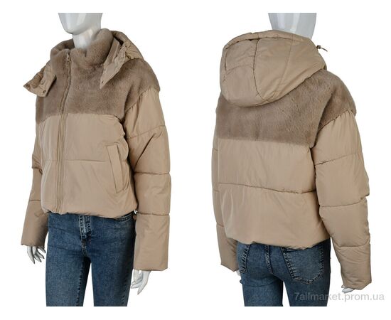 Куртка женская Зима 19339 (12051) beige (4 шт. р.сетка 42-48) "Obuvok" недорого оптом от прямого поставщика, изображение 3 Фотография Куртка женская Зима 19339 (12051) beige (4 шт. р.сетка 42-48) "Obuvok" недорого оптом от прямого поставщика, изображение 3