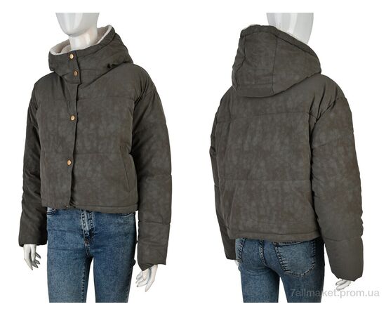 Куртка жіноча Зима 17189 (12049) grey (4 шт. р.сітка42-48) "Obuvok" недорого оптом від прямого постачальника, зображення 3 Куртка жіноча Зима 17189 (12049) grey (4 шт. р.сітка42-48) "Obuvok" недорого оптом від прямого постачальника, зображення 3