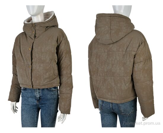 Куртка жіноча Зима 17189 (12049) beige (4 шт. р.сітка42-48) "Obuvok" недорого оптом від прямого постачальника, зображення 3 Куртка жіноча Зима 17189 (12049) beige (4 шт. р.сітка42-48) "Obuvok" недорого оптом від прямого постачальника, зображення 3