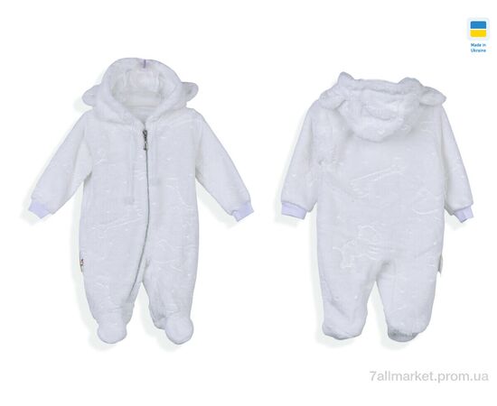 Комбінезон дитячий Зима 4918 білий (4 шт. р.сітка56-74) "Kir15" недорого оптом від прямого постачальника, зображення 3 Комбінезон дитячий Зима 4918 білий (4 шт. р.сітка56-74) "Kir15" недорого оптом від прямого постачальника, зображення 3