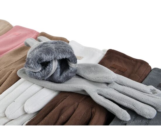 Рукавички жіночі Зима 24003-3 mix (12 шт. р.сітка6,5-8,5) "KUINH" недорого оптом від прямого постачальника, зображення 2 Рукавички жіночі Зима 24003-3 mix (12 шт. р.сітка6,5-8,5) "KUINH" недорого оптом від прямого постачальника, зображення 2