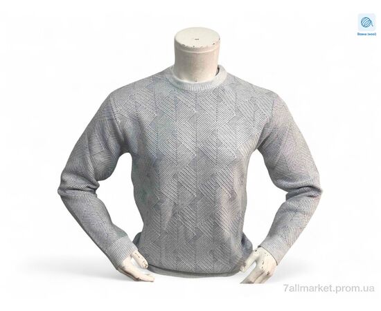 Свитер мужской Весна/осень 25013 сірий (3 шт. р.сетка L-2XL) "TurkishBrend" недорого оптом от прямого поставщика Фотография Свитер мужской Весна/осень 25013 сірий (3 шт. р.сетка L-2XL) "TurkishBrend" недорого оптом от прямого поставщика