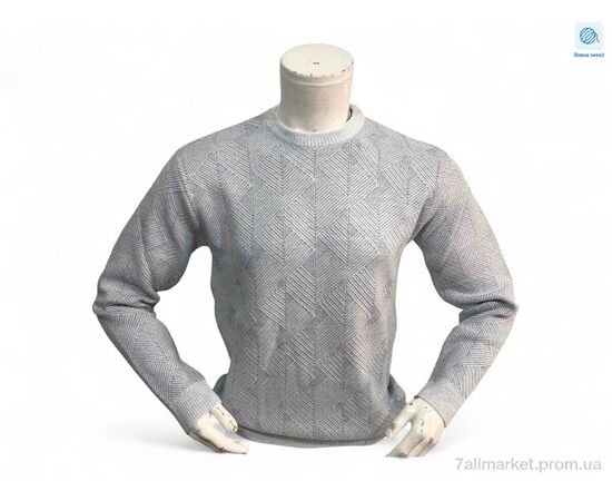 Свитер мужской Весна/осень 25019 сірий (3 шт. р.сетка 3XL-5XL) "TurkishBrend" недорого оптом от прямого поставщика Фотография Свитер мужской Весна/осень 25019 сірий (3 шт. р.сетка 3XL-5XL) "TurkishBrend" недорого оптом от прямого поставщика