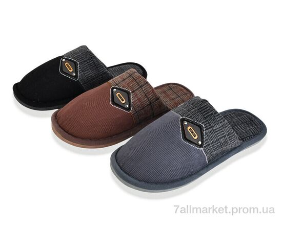 Тапки мужские домашние зима D369 mix (12 пар р.42-47) "SANLIN 2" недорого оптом от прямого поставщика Фотография Тапки мужские домашние зима D369 mix (12 пар р.42-47) "SANLIN 2" недорого оптом от прямого поставщика