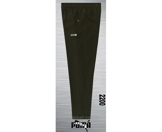 Спортивні штани чоловічі прямі на флісі PUMA розміри M-3XL (2кв) "REMAIN" недорого від прямого постачальника, зображення 2