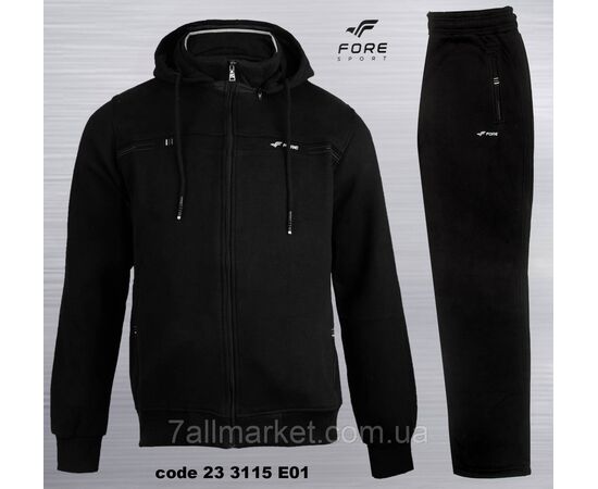 Спортивный мужской костюм на флисе FORE размеры  XL-3XL (5цв)  "REMAIN"  недорого от прямого поставщика, изображение 2 Фотография Спортивный мужской костюм на флисе FORE размеры  XL-3XL (5цв)  "REMAIN"  недорого от прямого поставщика, изображение 2