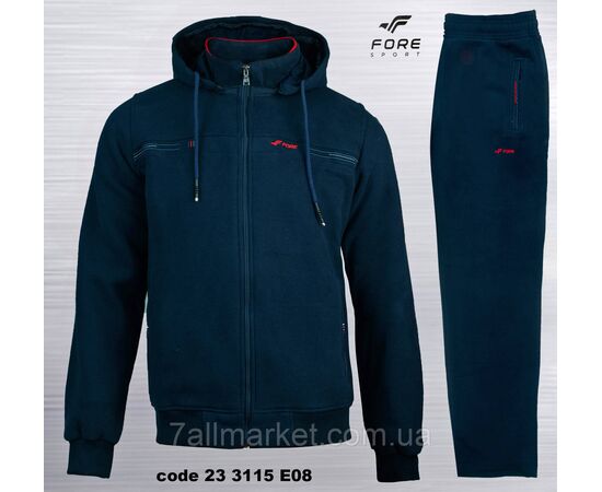 Спортивный мужской костюм на флисе FORE размеры  XL-3XL (5цв)  "REMAIN"  недорого от прямого поставщика, изображение 4 Фотография Спортивный мужской костюм на флисе FORE размеры  XL-3XL (5цв)  "REMAIN"  недорого от прямого поставщика, изображение 4