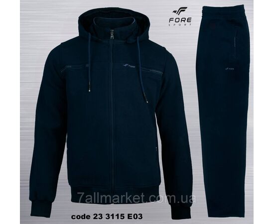 Спортивный мужской костюм на флисе FORE размеры  XL-3XL (5цв)  "REMAIN"  недорого от прямого поставщика, изображение 5 Фотография Спортивный мужской костюм на флисе FORE размеры  XL-3XL (5цв)  "REMAIN"  недорого от прямого поставщика, изображение 5