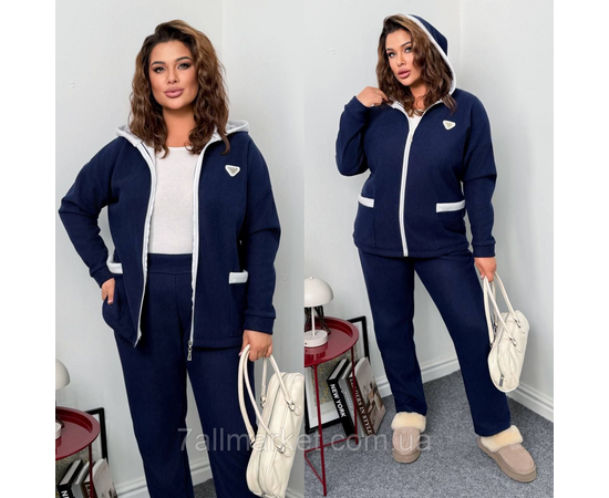 Костюм жіночий прогулянковий вельветовий на хутрі (46-60) "LADA" недорого від прямого постачальника, зображення 3 Костюм жіночий прогулянковий вельветовий на хутрі (46-60) "LADA" недорого від прямого постачальника, зображення 3