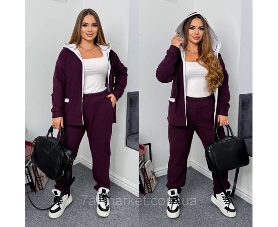 Костюм жіночий прогулянковий вельветовий на хутрі (46-60) "LADA" недорого від прямого постачальника, зображення 2 Костюм жіночий прогулянковий вельветовий на хутрі (46-60) "LADA" недорого від прямого постачальника, зображення 2