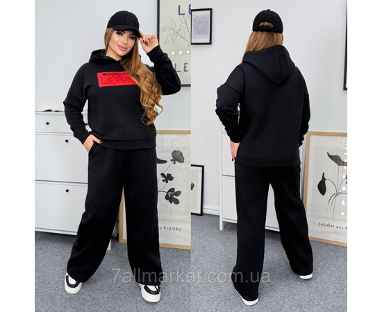 Костюм жіночий спортивний тринитка на флісі (46-60) "LADA" недорого від прямого постачальника, зображення 2 Костюм жіночий спортивний тринитка на флісі (46-60) "LADA" недорого від прямого постачальника, зображення 2