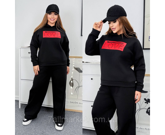 Костюм жіночий спортивний тринитка на флісі (46-60) "LADA" недорого від прямого постачальника, зображення 3 Костюм жіночий спортивний тринитка на флісі (46-60) "LADA" недорого від прямого постачальника, зображення 3