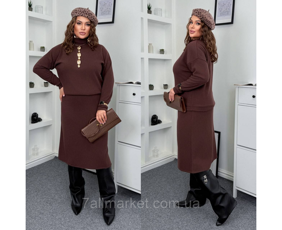 Костюм 2-ка женский ангора рубчик размеры: 46-60 "LADA" недорого от прямого поставщика, изображение 3 Фотография Костюм 2-ка женский ангора рубчик размеры: 46-60 "LADA" недорого от прямого поставщика, изображение 3