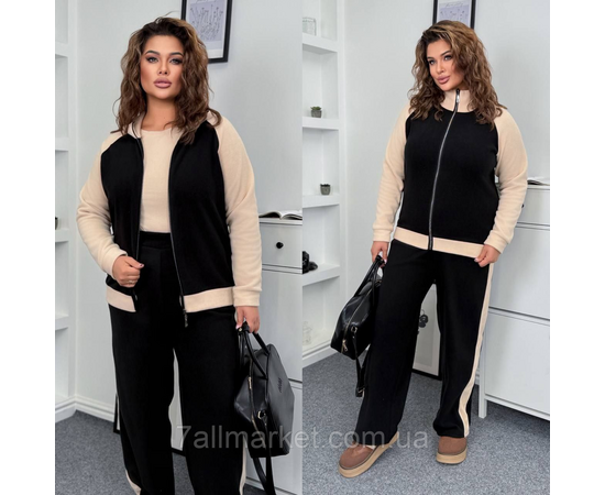 Фотография Костюм женский спортивный флисовый (46-60) "LADA" недорого от прямого поставщика, изображение 2