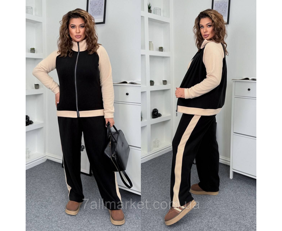 Фотография Костюм женский спортивный флисовый (46-60) "LADA" недорого от прямого поставщика, изображение 3