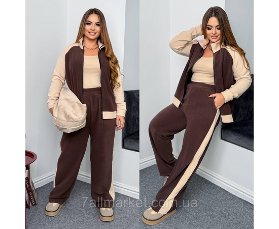 Фотография Костюм женский спортивный флисовый (46-60) "LADA" недорого от прямого поставщика, изображение 2