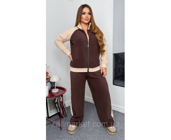 Фотография Костюм женский спортивный флисовый (46-60) "LADA" недорого от прямого поставщика, изображение 4