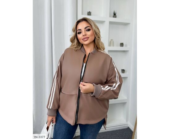 Куртка жіноча великого розміру р.50-52;54-56;58-60 (6кол.) "VIKA" купити недорого від прямого постачальника, зображення 14