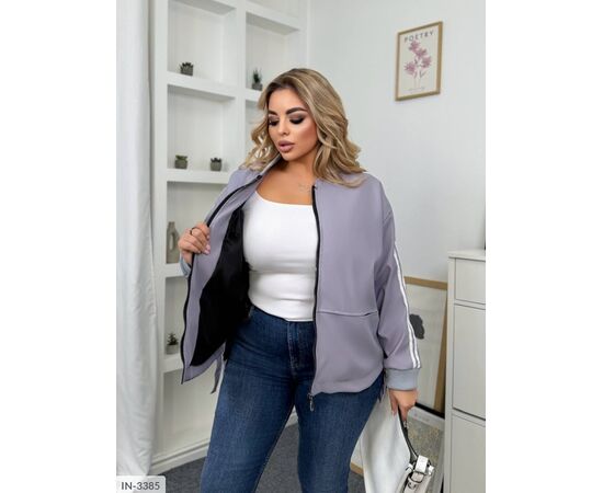 Куртка жіноча великого розміру р.50-52;54-56;58-60 (6кол.) "VIKA" купити недорого від прямого постачальника, зображення 13