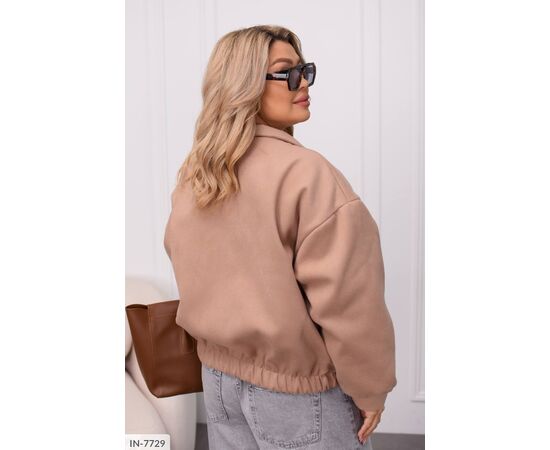 Бомбер жіночий великого розміру р.50-52;54-56;58-60 (4кол.) "VIKA" купити недорого від прямого постачальника, зображення 5 Бомбер жіночий великого розміру р.50-52;54-56;58-60 (4кол.) "VIKA" купити недорого від прямого постачальника, зображення 5