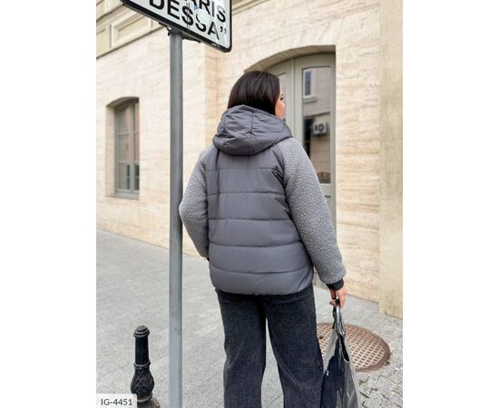 Жіноча куртка плащівка на синтепоні р.50-52;54-56;58-60 "VIKA" купити недорого від прямого постачальника, зображення 2