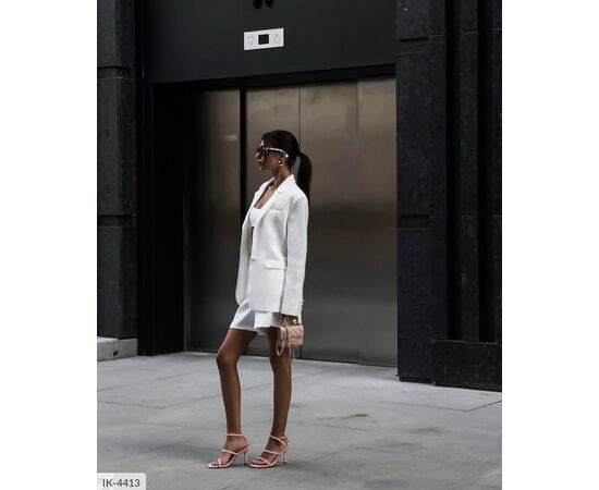 Женский костюм шорты пиджак р.S-M;M-L (2цв) "ANNVER" купить недорого от прямого поставщика, изображение 6 Фотография Женский костюм шорты пиджак р.S-M;M-L (2цв) "ANNVER" купить недорого от прямого поставщика, изображение 6