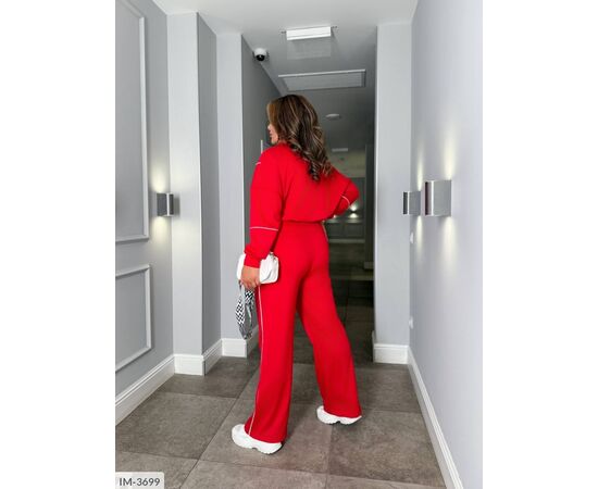 Женский прогулочный костюм со штанами большие размеры р.50-52;54-56;58-60 (4цв) "VIKA" купить недорого от прямого поставщика, изображение 22 Фотография Женский прогулочный костюм со штанами большие размеры р.50-52;54-56;58-60 (4цв) "VIKA" купить недорого от прямого поставщика, изображение 22