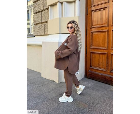 Костюм жіночий двійка штани та сорочка великі розміри р.50-52;54-56;58-60 (6кол.) "VIKA" купити недорого від прямого постачальника, зображення 17