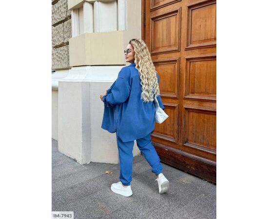 Костюм жіночий двійка штани та сорочка великі розміри р.50-52;54-56;58-60 (6кол.) "VIKA" купити недорого від прямого постачальника, зображення 5