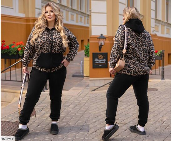 Женский костюм на флисе  батальные размеры р.48-50;52-54;56-58;60-62 "VIKA" купить недорого от прямого поставщика, изображение 6 Фотография Женский костюм на флисе  батальные размеры р.48-50;52-54;56-58;60-62 "VIKA" купить недорого от прямого поставщика, изображение 6